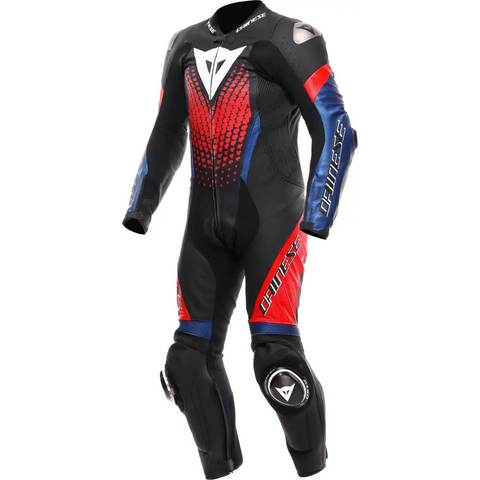 Traje de Pista Perforado Dainese Laguna Seca 6 Black/Blue/Red