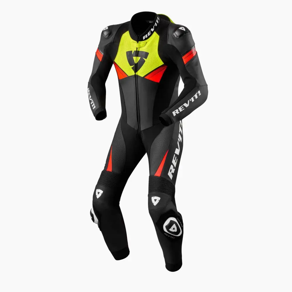 Traje de Pista REV’IT! Argon 2 Black/Neon Yellow