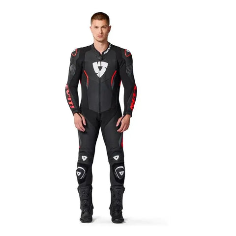 Traje de Pista REV’IT! Argon 3 Black/Neon Red