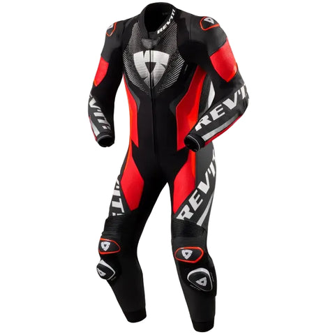Traje de Pista REV'IT! Hyperspeed 3 Black/Neon Red