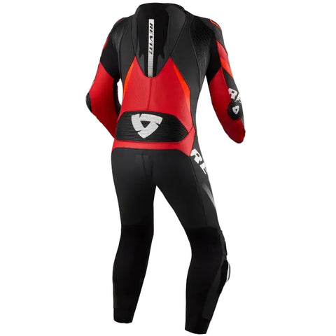 Traje de Pista REV'IT! Hyperspeed 3 Black/Neon Red