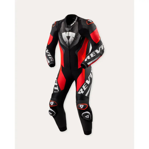 Traje de Pista REV'IT! Hyperspeed 3 Black/Neon Red