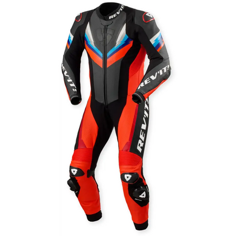 Traje de Pista REV’IT! Quantum 3 Neon Red/Black