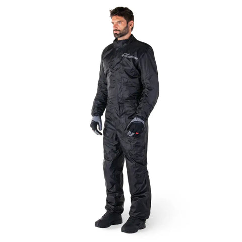 Traje Overol Impermeable Alpinestars Hurricane V2 Black