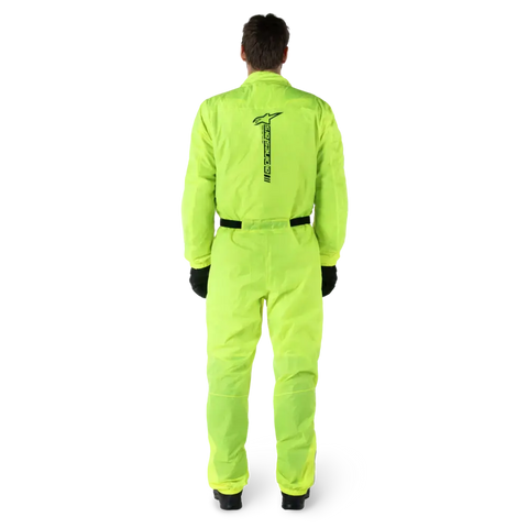 Traje Overol Impermeable Alpinestars Hurricane V2 Yellow Fluo