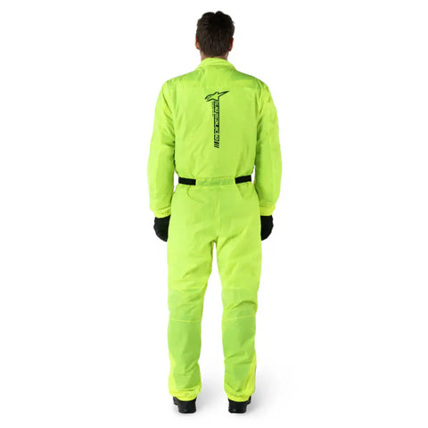 Traje Overol Impermeable Alpinestars Hurricane V2 Yellow Fluo