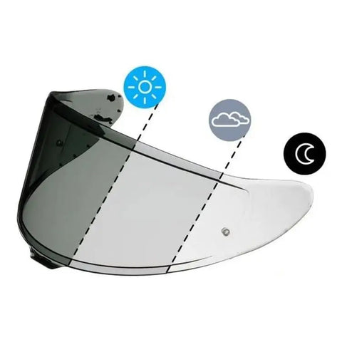 Visor MPLK para Casco AGV K6/K6 S Fotocromático Listo Para Pinlock