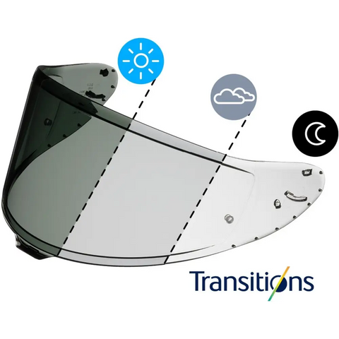 Visor Shoei CWR-F2PN Listo para Pinlock, Spectra/Transitions